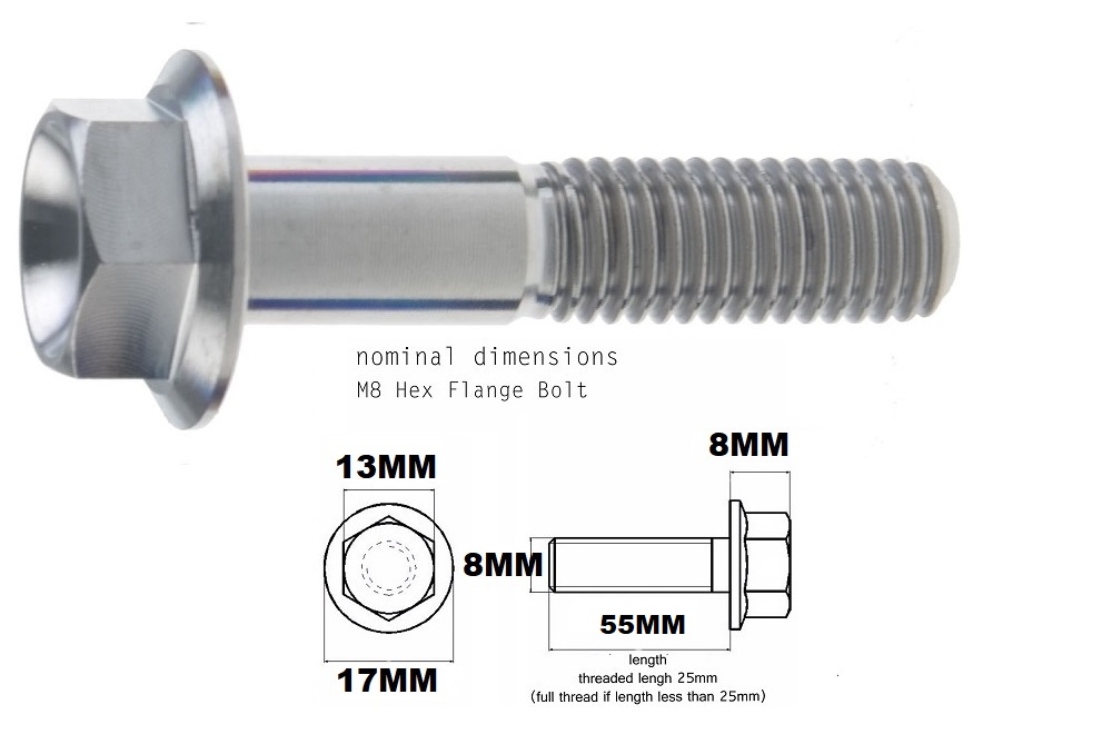 EXHAUST  7MM Details about   TITANIUM GRADE 5 STUD NUT WASHER SET 4 PACK M7 X 1.0 INTAKE 