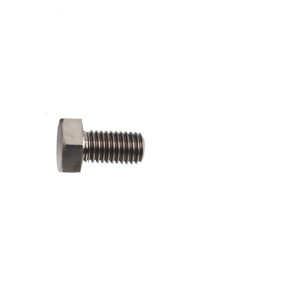 M5X15MM 0.8 THREAD PITCH TITANIUM DIN 933 HEX HEAD BOLT GRADE 5