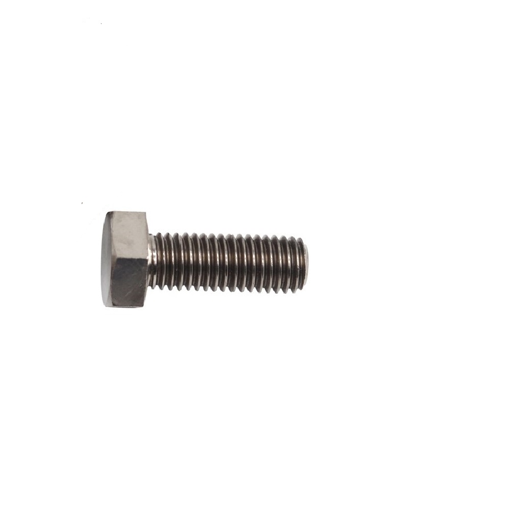 M5X25MM 0.8 THREAD PITCH TITANIUM DIN 933 HEX HEAD BOLT GRADE 5