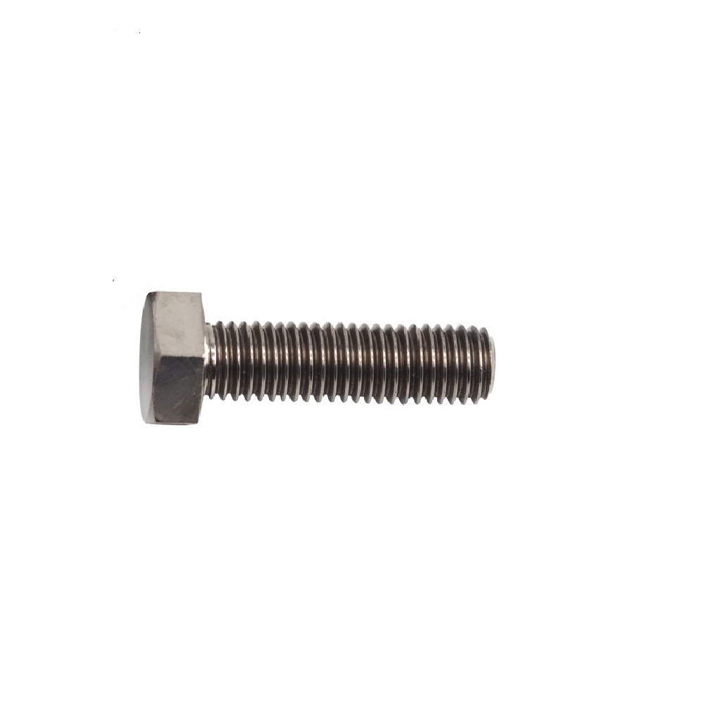 M8X60MM 1.25 THREAD PITCH TITANIUM DIN 933 HEX HEAD BOLT GRADE 5