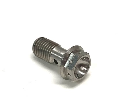 TITANIUM M10X1.00 SINGLE BANJO BOLT