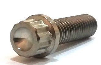 M8x25mm DRILLED M8 TITANIUM RACE BOLTS 1.25 Pitch